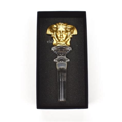 gold versace bottle stopper|versace bottle stopper.